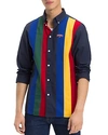 TOMMY JEANS RETRO STRIPED REGULAR FIT BUTTON-DOWN SHIRT,DM04989