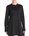 DONNA KARAN PINTUCKED BUTTON DOWN TUNIC,D8JM0D07