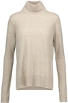 Line Woman Serena Cashmere Turtleneck Sweater Beige In Beige