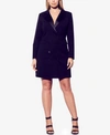 CITY CHIC TRENDY PLUS SIZE DOUBLE-BREASTED TUXEDO DRESS