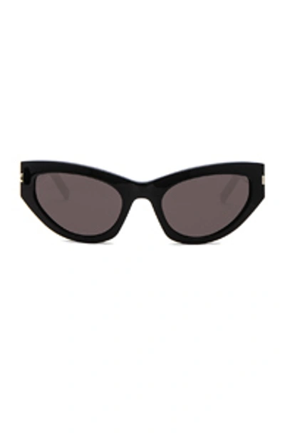 Saint Laurent Grace Sunglasses In Black