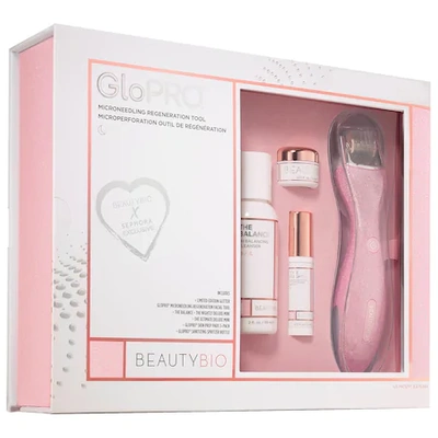 Beautybio Blush Glitter Glopro(r) Microneedling Facial Regeneration Tool