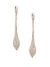 ADRIANA ORSINI Zen Swarovski Crystal and Sterling Silver Drop Earrings,0400095794073