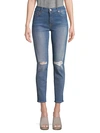 7 FOR ALL MANKIND Josefina Busted-Knee Jeans,0400099069349