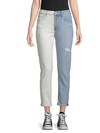 7 FOR ALL MANKIND Josefina Two-Tone Jeans,0400099069480