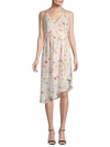 HAUTE HIPPIE Asymmetric Floral Dress,0400098659385