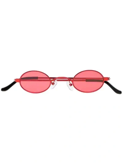 Roberi & Fraud 'red Doris' Sonnenbrille Mit Runden Gläsern