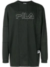 LIAM HODGES LIAM HODGES X FILA logo patch sweatshirt