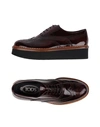 TOD'S LACE-UP SHOES,11299779FO 14