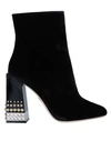 Dolce & Gabbana Ankle Boots In Black