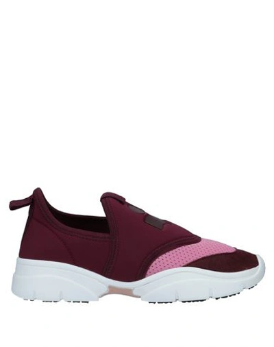 Isabel Marant Kaisee Scuba Sneakers In Red
