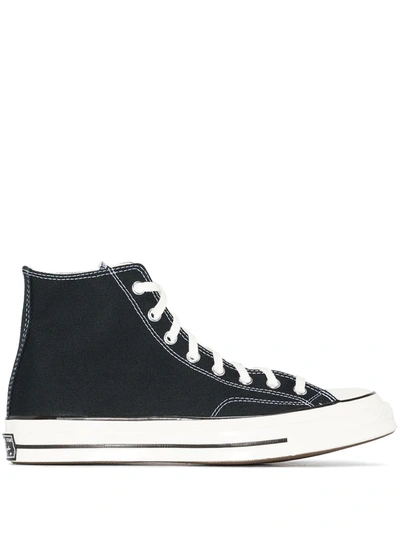 Converse 1970s Chuck Taylor All Star Canvas High-top Sneakers In Black/black/gret