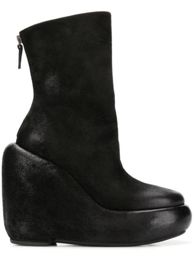 Marsèll Wedge Ankle Boots - 黑色 In Black