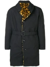 ENGINEERED GARMENTS ENGINEERED GARMENTS REVERSIBLE SHAWL COLLAR COAT - BLACK