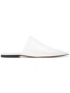 MAISON MARGIELA MAISON MARGIELA POINTED TOE SLIPPERS - WHITE