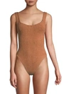 HUNZA G Isolde Squareneck One-Piece