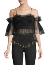 ALICE MCCALL Alright Chiffon Ruffle Top