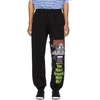 VETEMENTS VETEMENTS BLACK RUSSIA PATCHWORK LOUNGE PANTS