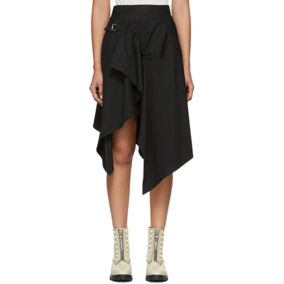 3.1 Phillip Lim Asymmetric Skirt In Ba001 Black