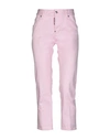 Dsquared2 Cropped Pants In Pink
