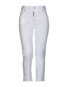 Dsquared2 Cropped Pants & Culottes In White