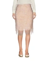 ERMANNO SCERVINO ERMANNO SCERVINO WOMAN MIDI SKIRT BEIGE SIZE 10 VISCOSE, POLYAMIDE, POLYESTER,35388223TI 3