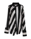MARQUES' ALMEIDA Striped shirt,38784561OR 5