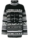 GIVENCHY TEXTURED ROLL-NECK jumper