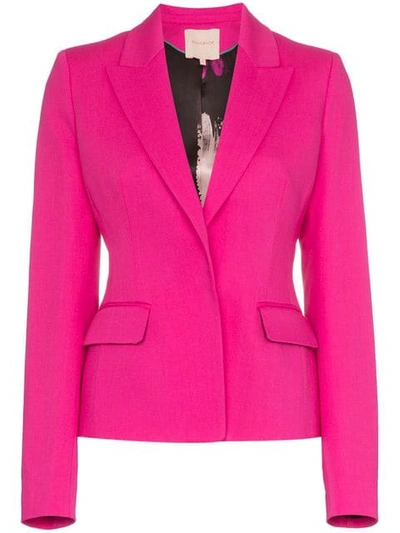 Roksanda Varona Wool-blend Blazer In Pink