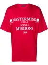 MASTERMIND JAPAN MASTERMIND WORLD PRINTED T-SHIRT - 红色