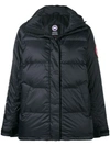 Canada Goose Oversized Padded Coat In Black