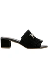 TOD'S TOD'S FRINGED CHUNKY SANDALS