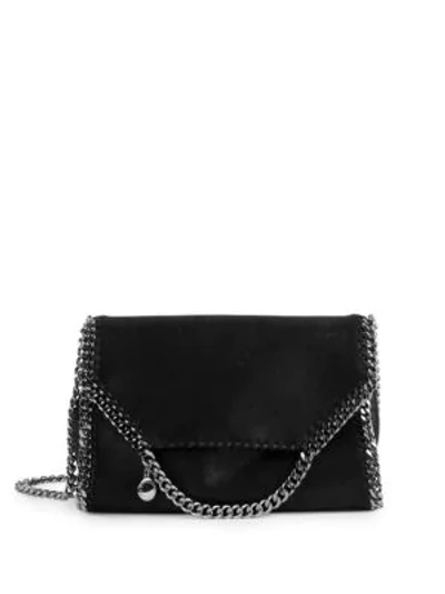 Stella Mccartney Mini Falabella Crossbody Bag In Black