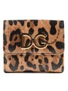 DOLCE & GABBANA DAUPHINE ST. LEO FRENCH FLAP WALLET,10631844
