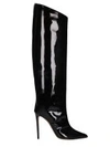 ALEXANDRE VAUTHIER BLACK PATENT LEATHER HIGH BOOTS,10751577