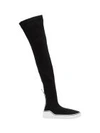 Givenchy George V Over-the-knee Sneaker Boots In Nero