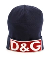 DOLCE & GABBANA LOGO BEANIE,10719503