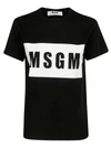 Msgm Cotton T-shirt In Black