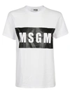 MSGM MSGM LOGO T-SHIRT,10747505