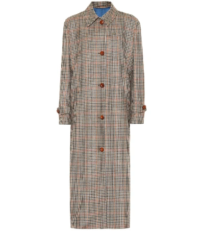 Giuliva Heritage Collection The Maria Single-breasted Wool Coat In Beige