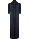 PROENZA SCHOULER PROENZA SCHOULER 3/4 SLV DRESS W CF ZIP-BODYSUIT JERSEY - 黑色