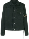 MASTERMIND JAPAN MASTERMIND WORLD BUTTON DENIM JACKET - 黑色