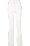 MICHAEL KORS STRIPED CREPE FLARED trousers