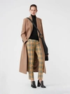 BURBERRY Vintage Check Wool Cigarette Trousers