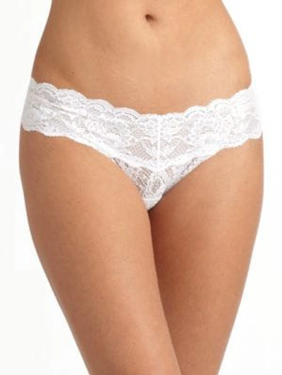Cosabella Never Say Never Cutie Low-rise Thong In White