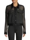 7 FOR ALL MANKIND Organza Bubble Jacket