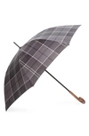 Barbour Tartan Walker Umbrella - Black In Black/ Grey