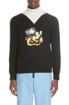 KENZO WOOL TURTLENECK SWEATER,F865PU5143DB