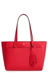 TORY BURCH SMALL ROBINSON LEATHER TOTE,48380