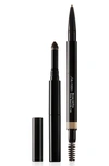 Shiseido Brow Ink Trio Pencil, Powder, Brush Taupe 0.002 oz/ 0.06 G In Taupe